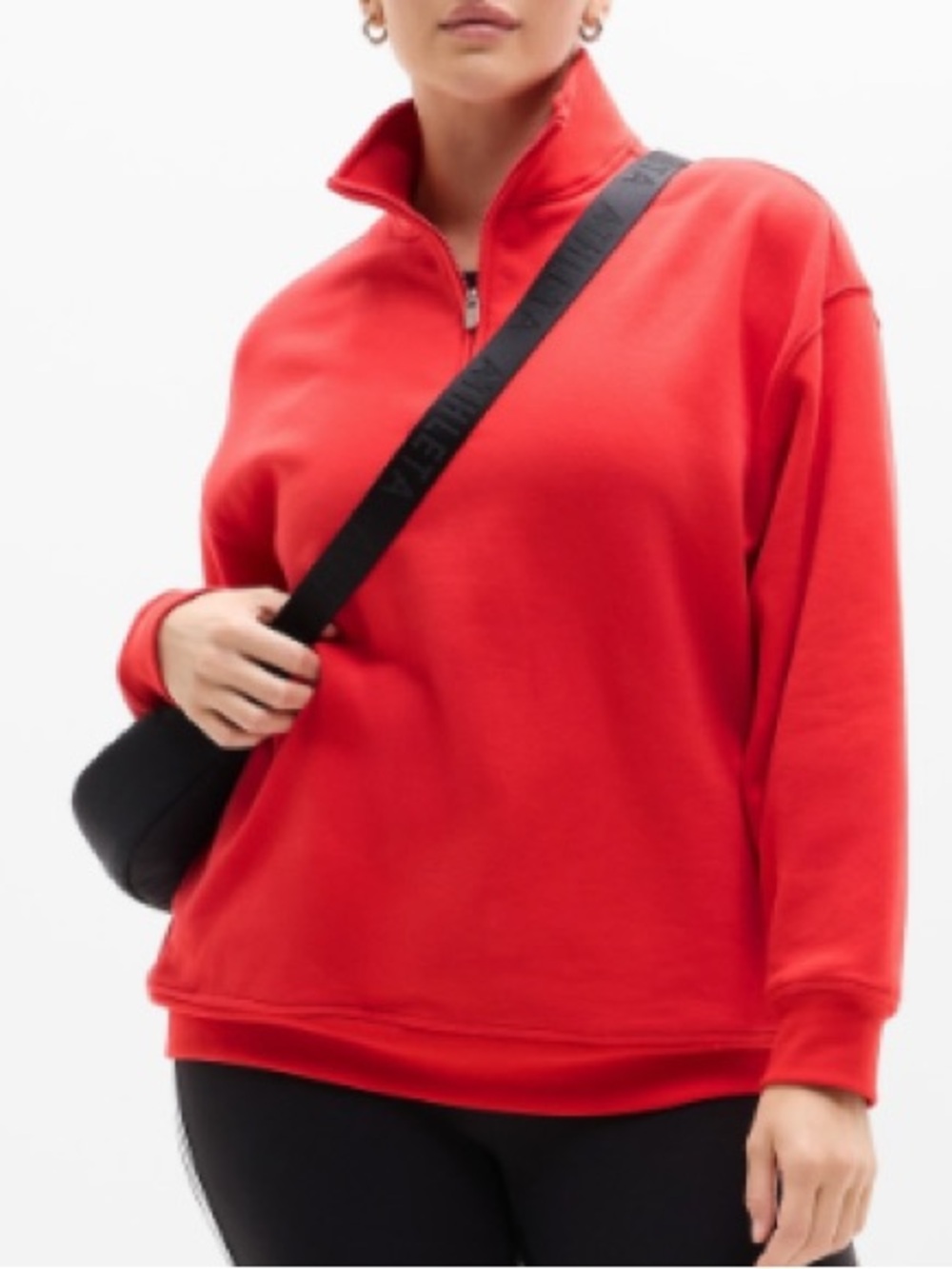 Athleta Forever Fleece Quarter-Zip Pullover
